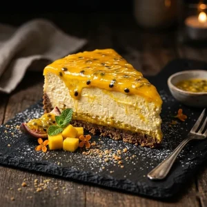 Чизкейк манго маракуйя